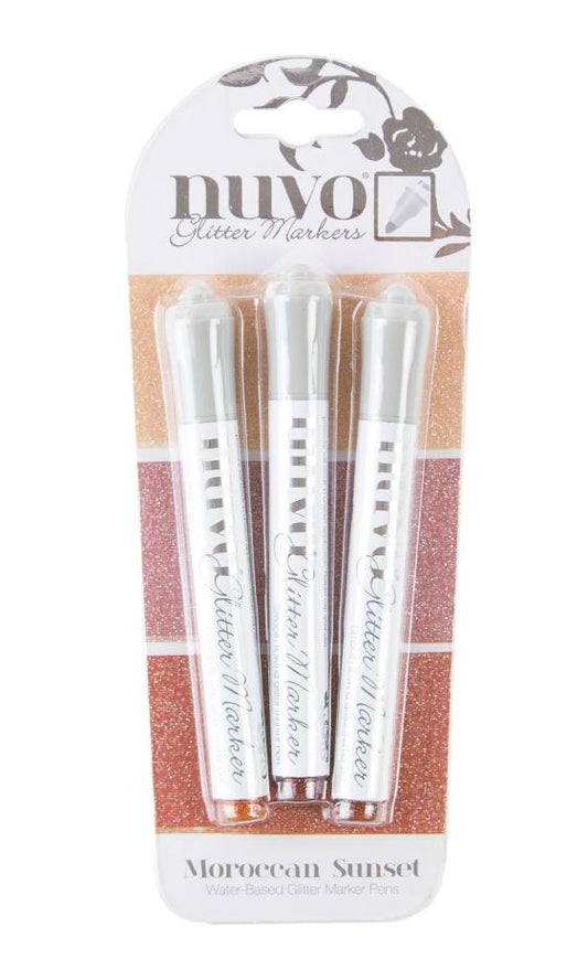 Nuvo Glitter Markers Moraccan Sunset