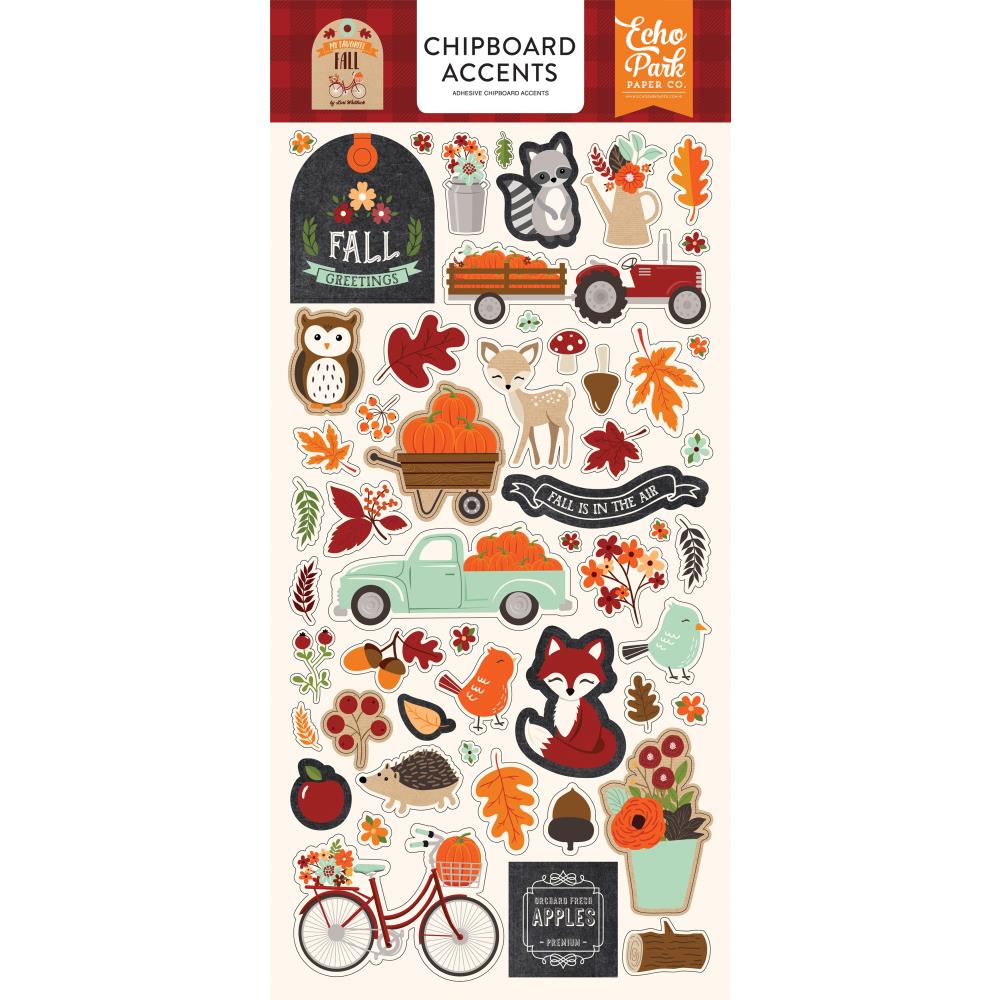 My Favorite Fall Accents Chipboard