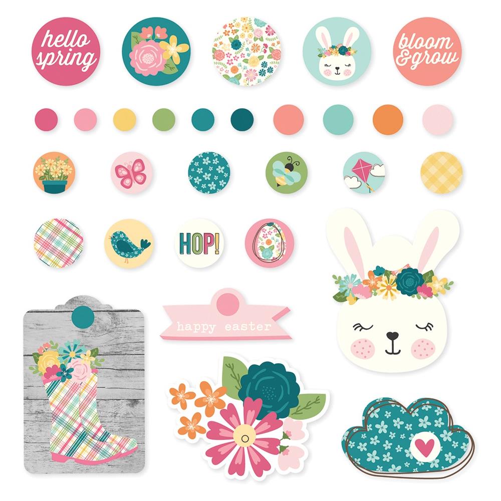 Hip Hop Hooray Decorative Brads