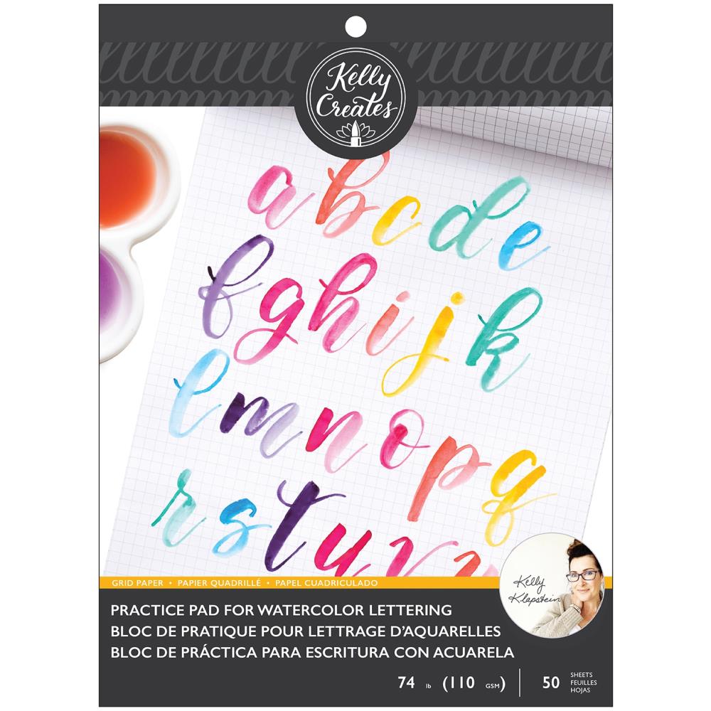 Brush Lettering Grid Paper Pad