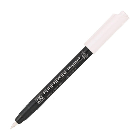 Fudebiyori Pigment White Brush Pen