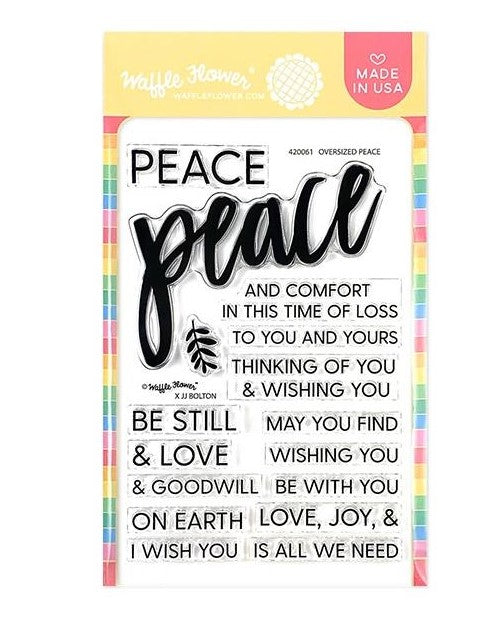 Oversized Peace Stamp Set