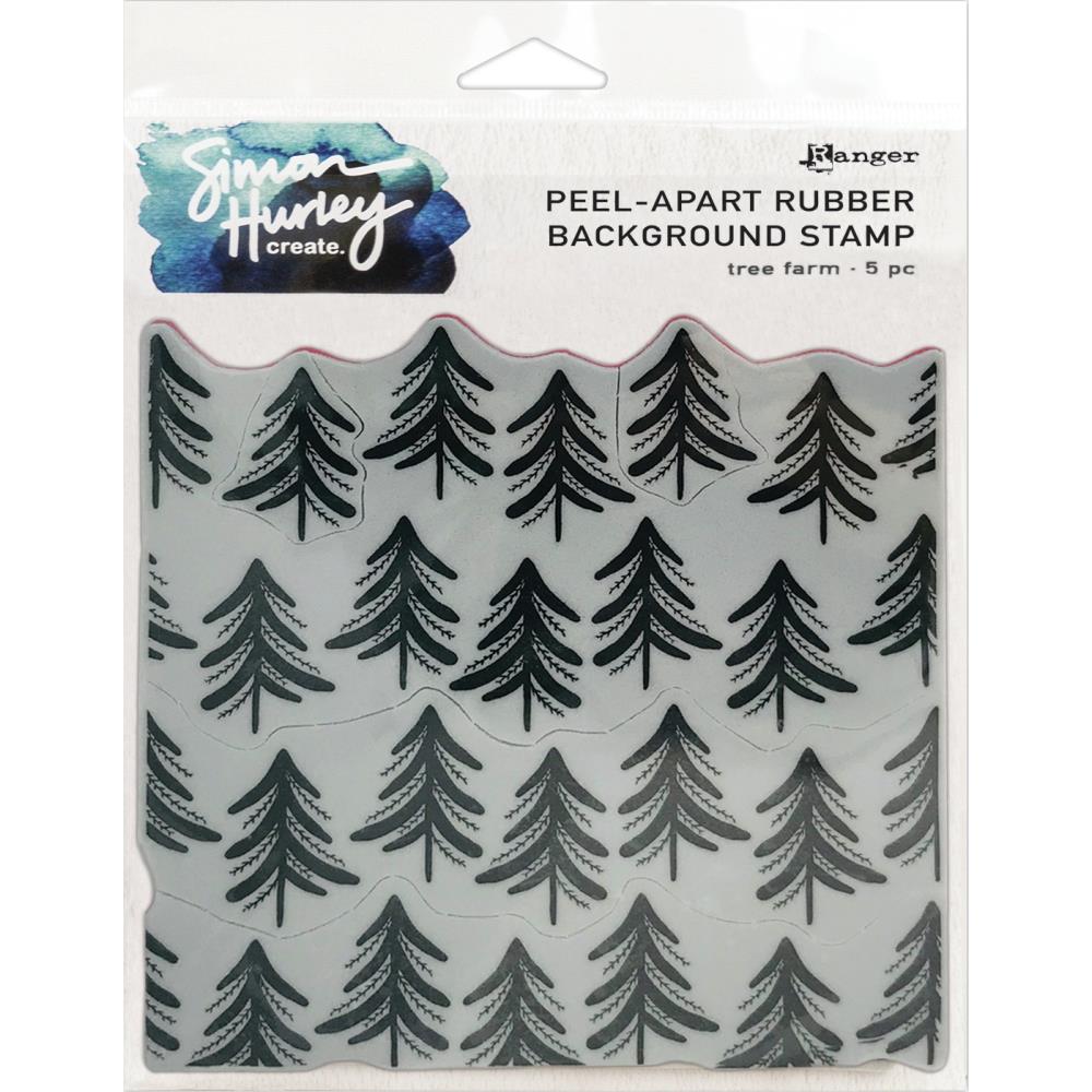 Tree Farm Peel-Apart Background Stamp