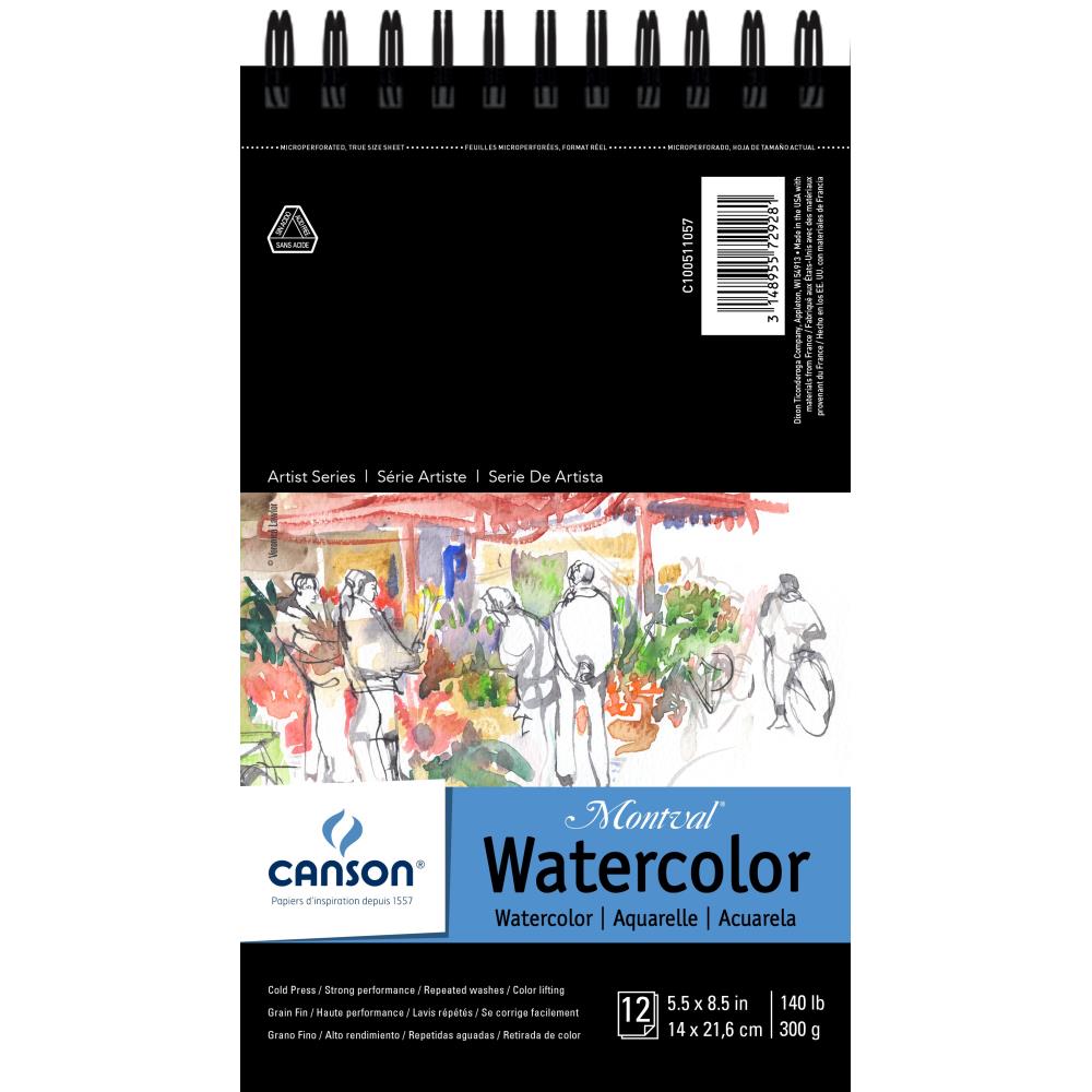 5.5x8.5 Montval Watercolor Pad