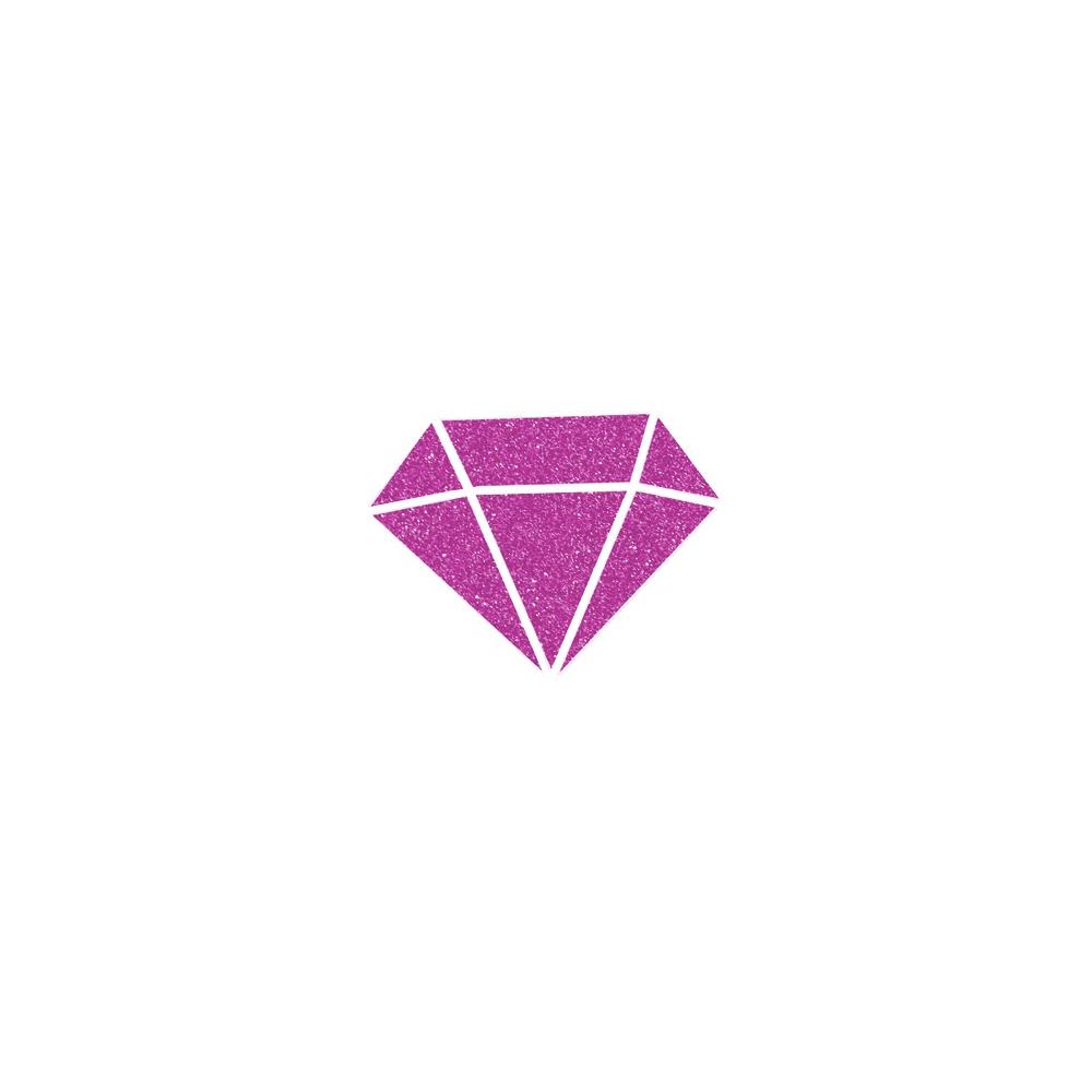 Diamond Glitter Paint Magenta