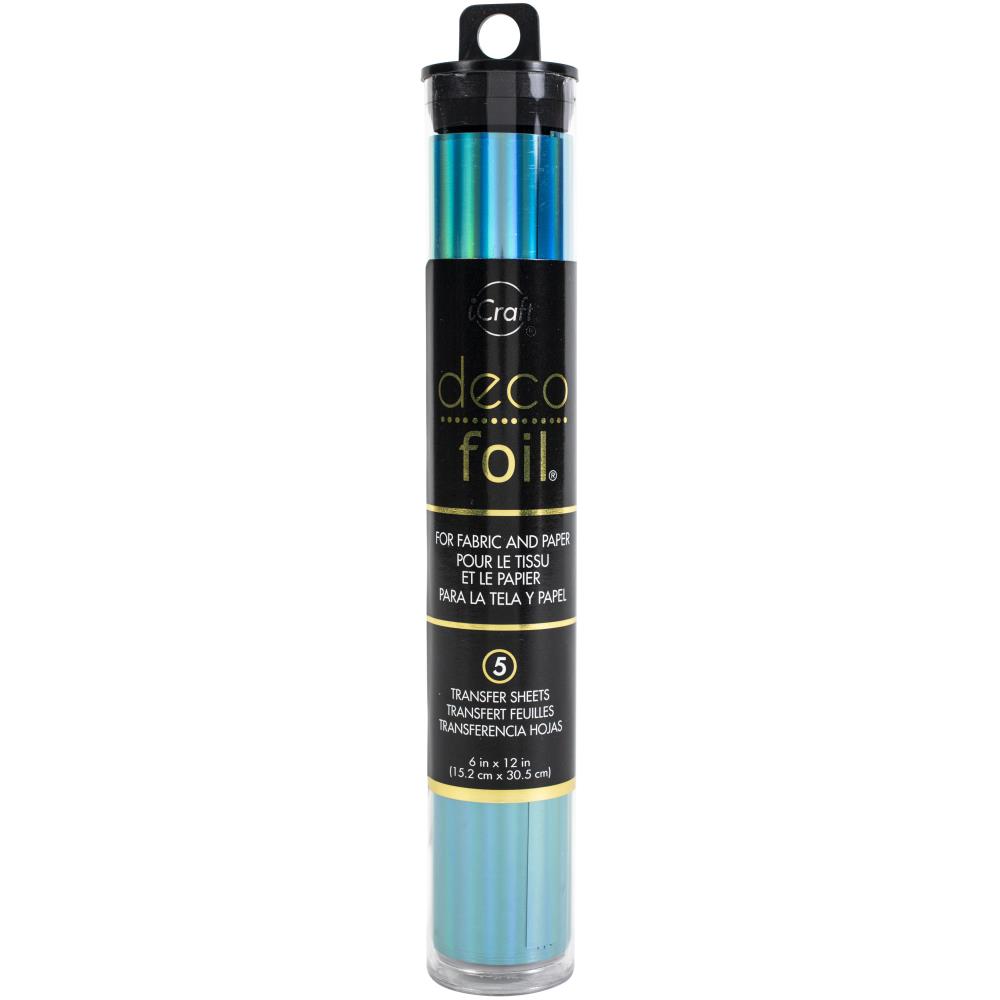 6x12 Deco Foil Glass Slipper