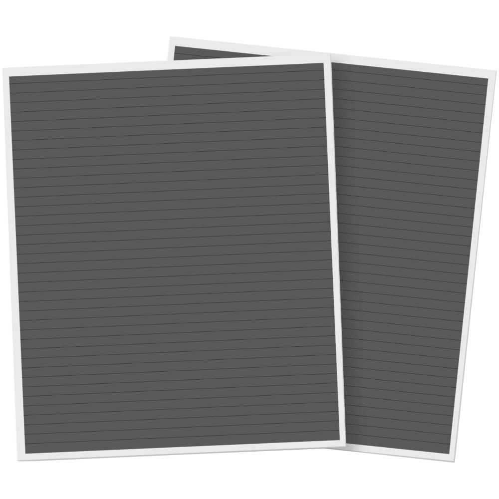 3D Foam Strips Black