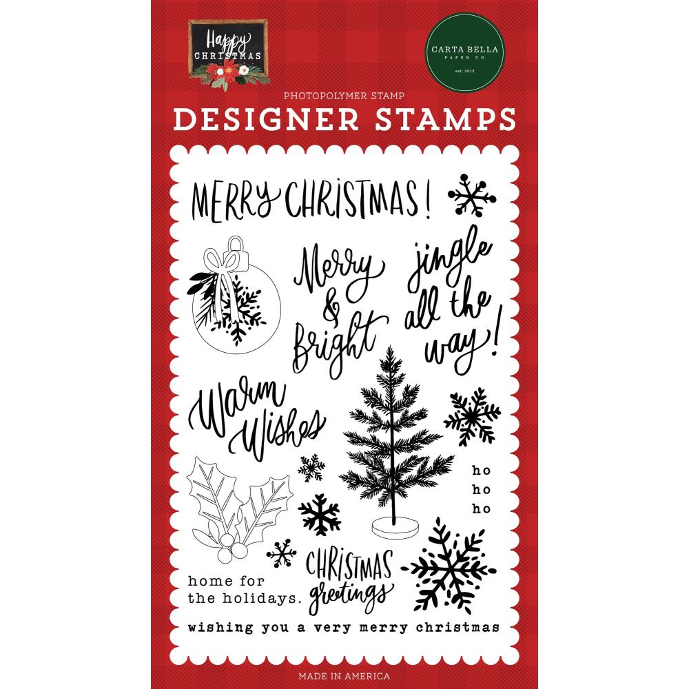 Happy Christmas Jingle All The Way Stamp Set