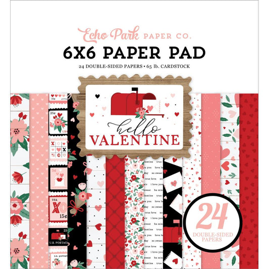 Hello Valentine 6x6 Paper Pad