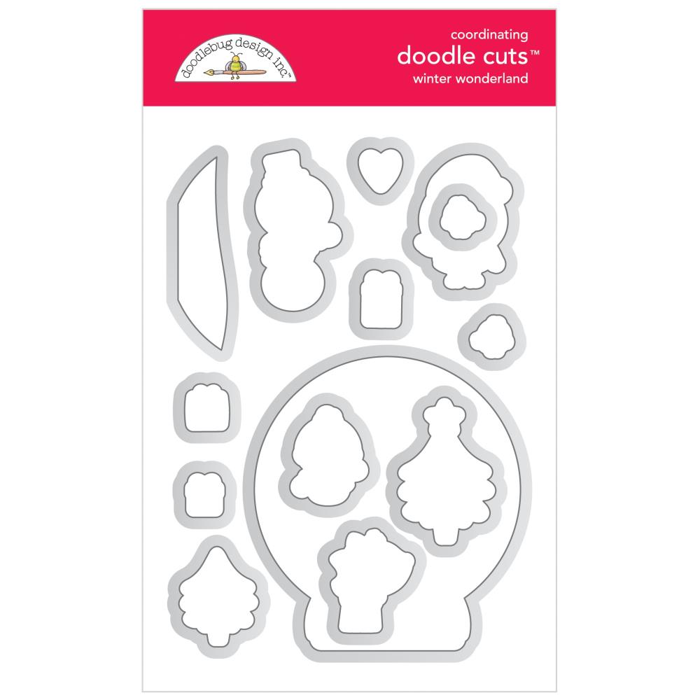 Let It Snow Winter Wonderland Doodle Cuts
