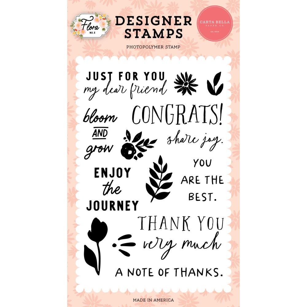 Flora No. 5 My Dear Friend Stamp Set