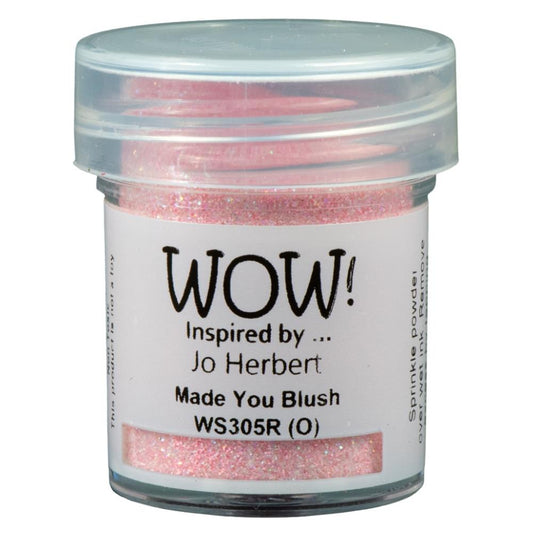 Embossing Glitter Made You Blush