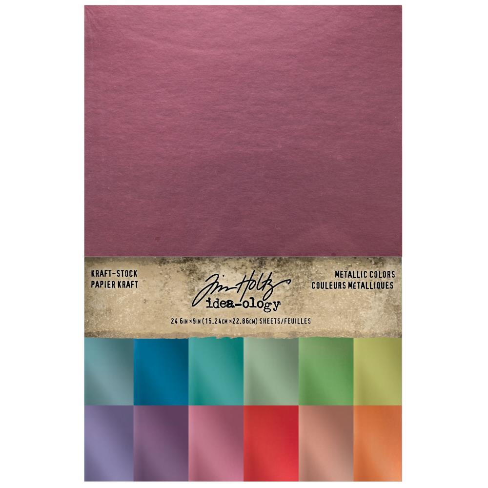 Idea-Ology Kraft Stock 6x9 Metallic Colors