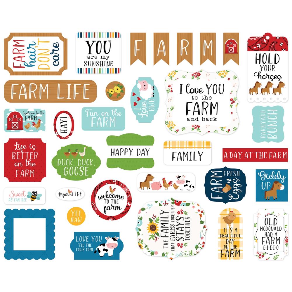 Fun on the Farm Icons Ephemera
