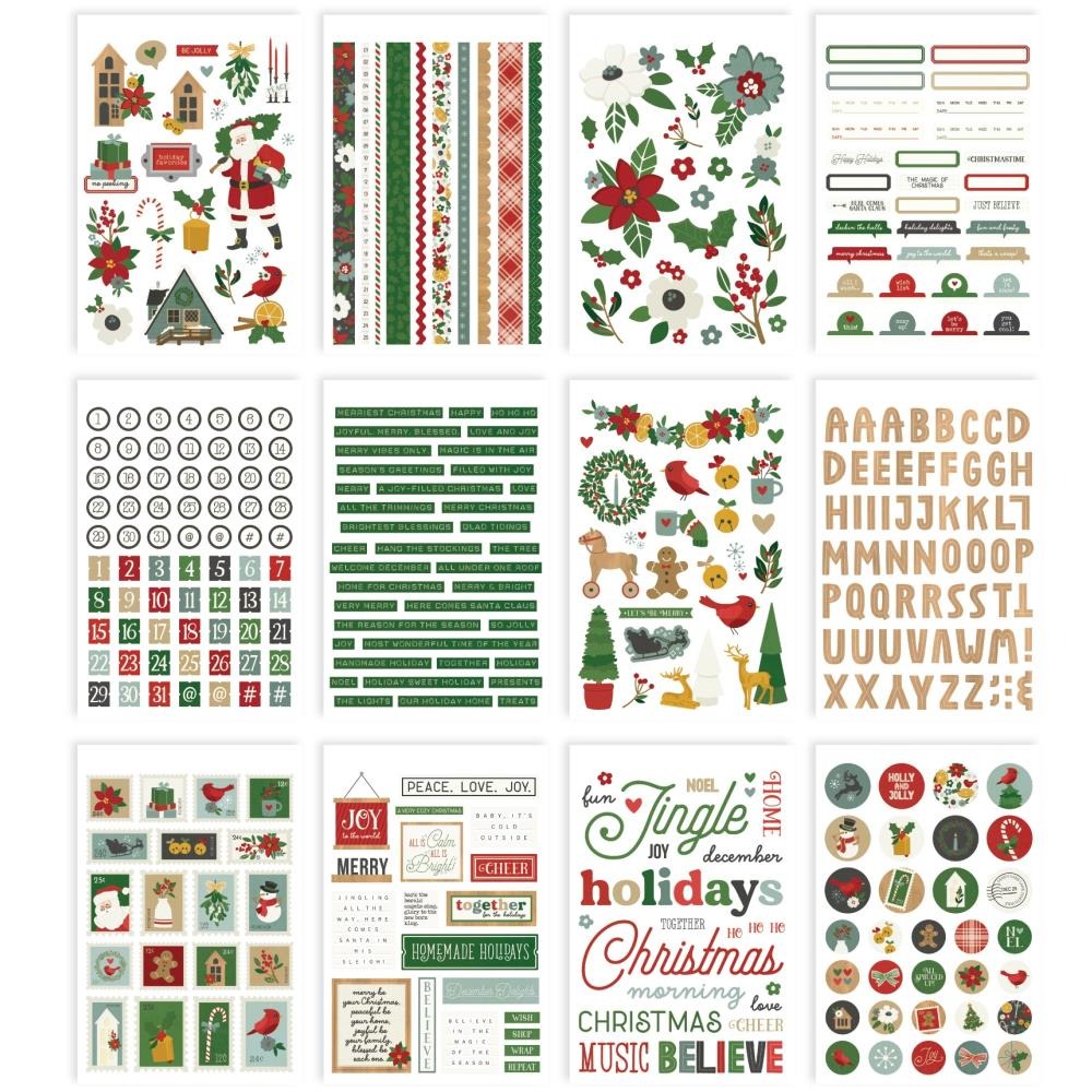 Hearth & Holiday Sticker Book