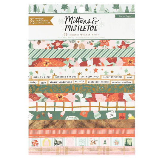 Mittens & Mistletoe 6x8 Paper Pad