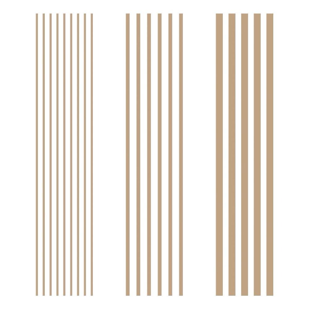 Modern Stripes Hot Foil Plate