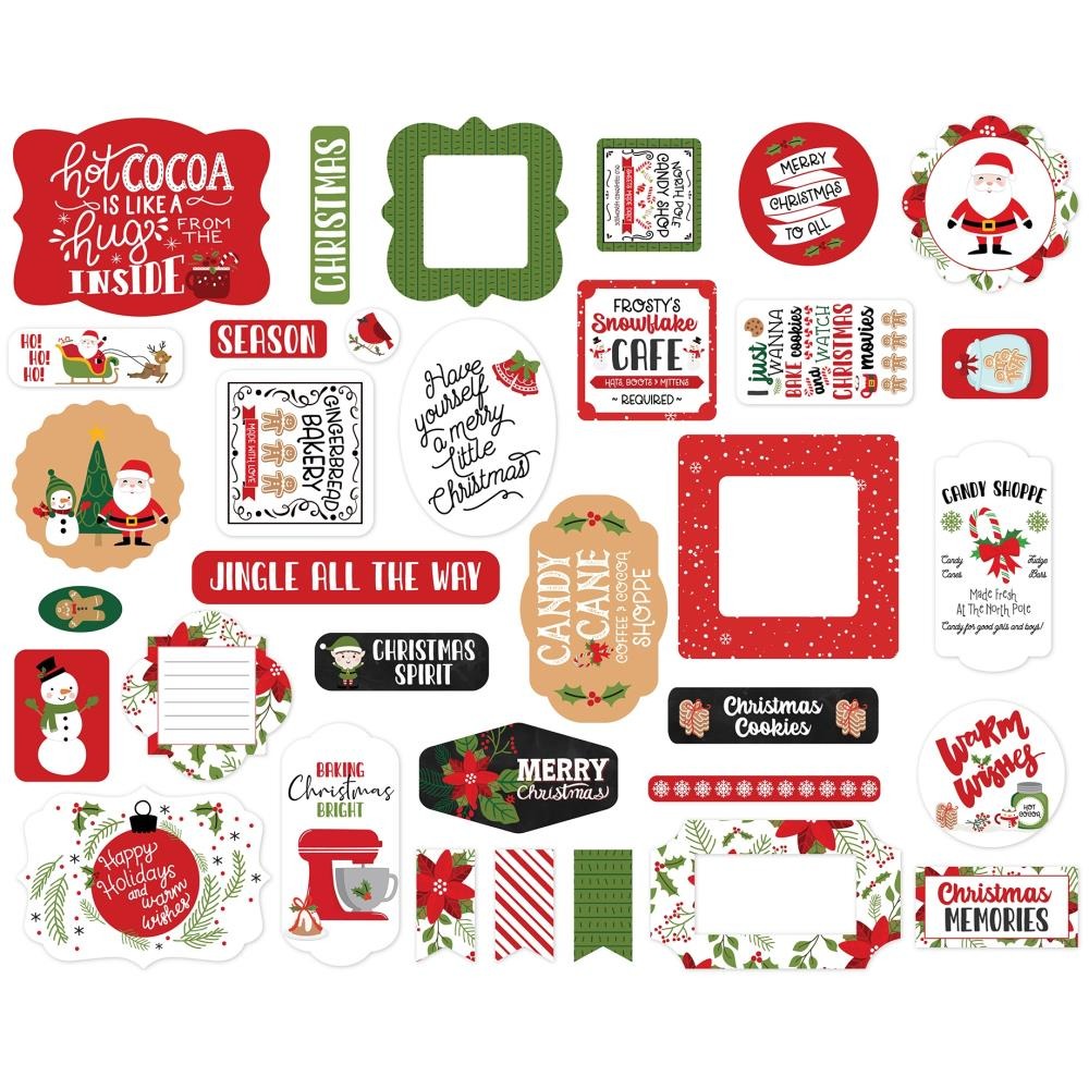 Have a Holly Jolly Christmas Icons Ephemera