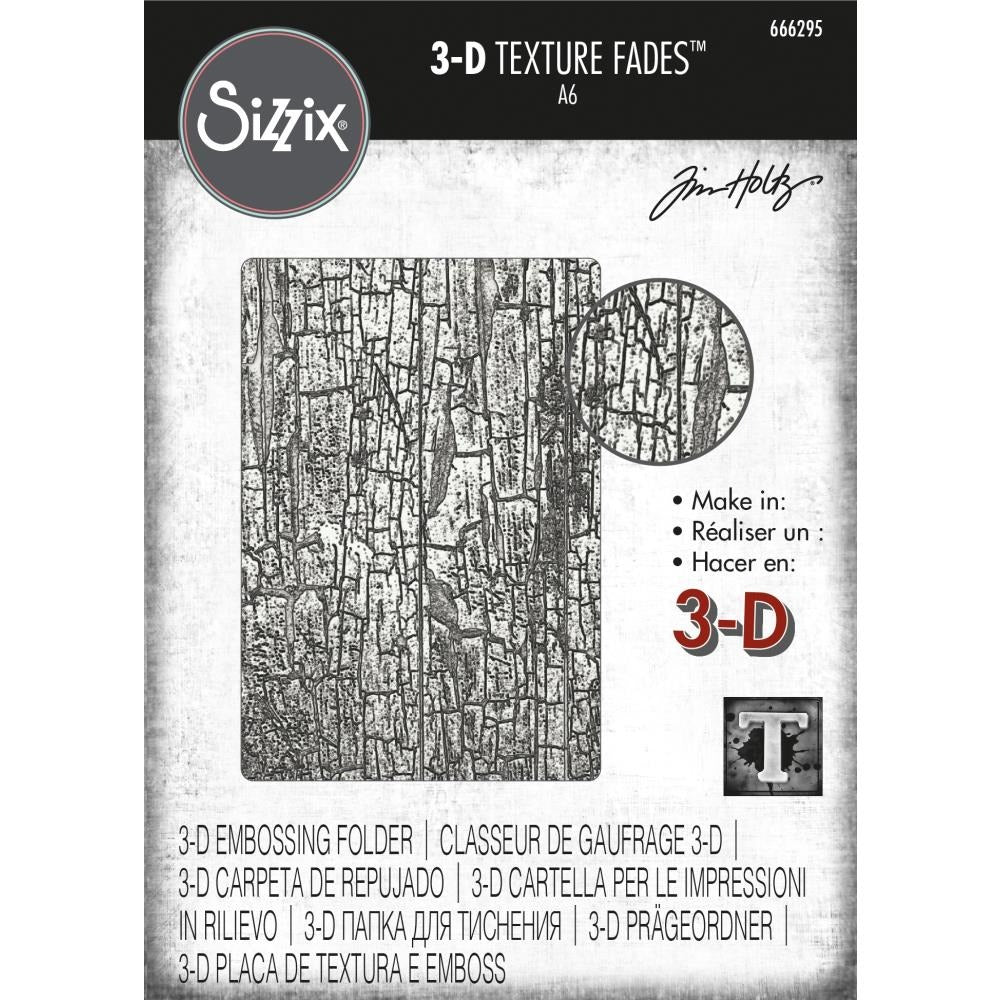Cracked 3D Texture Fades Embossing Folder