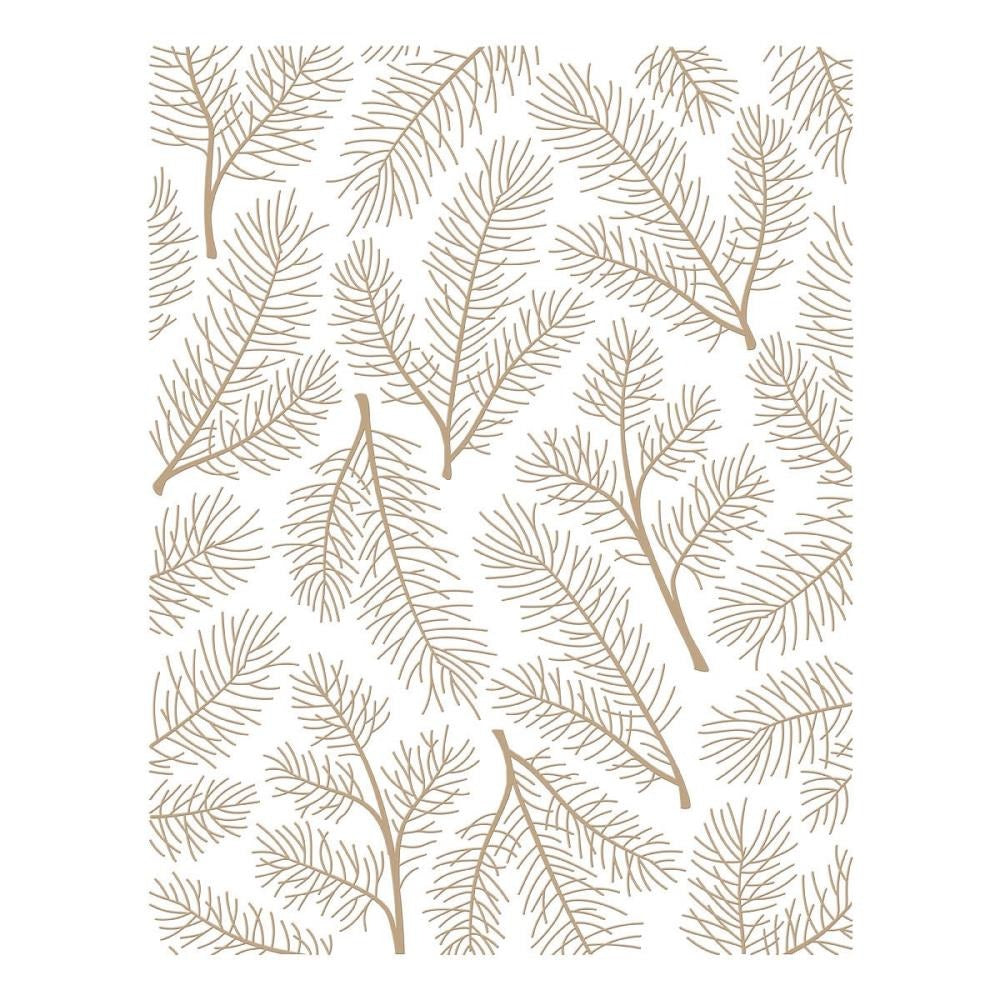 Pine Sprays Hot Foil Plate