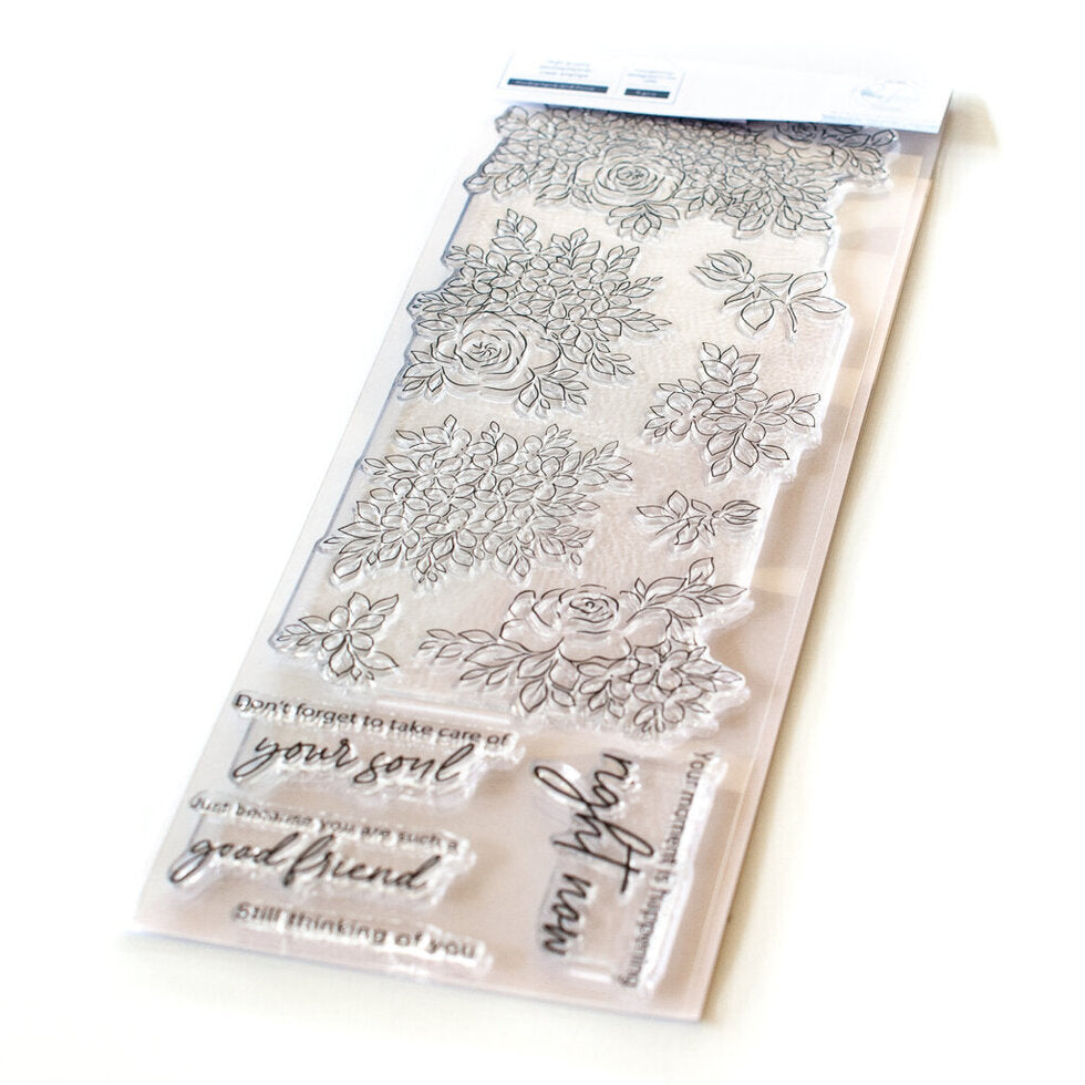 Hydrangea And Rose Stamp Set