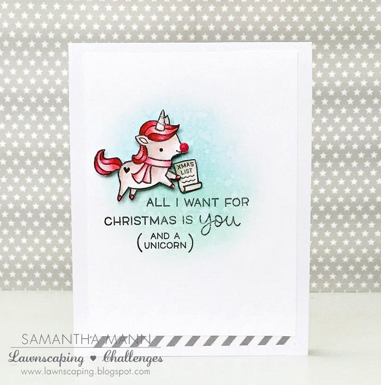 Winter Unicorn Stamp Set