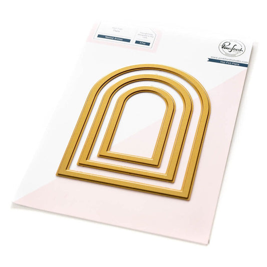 Nested Arches Hot Foil Plate
