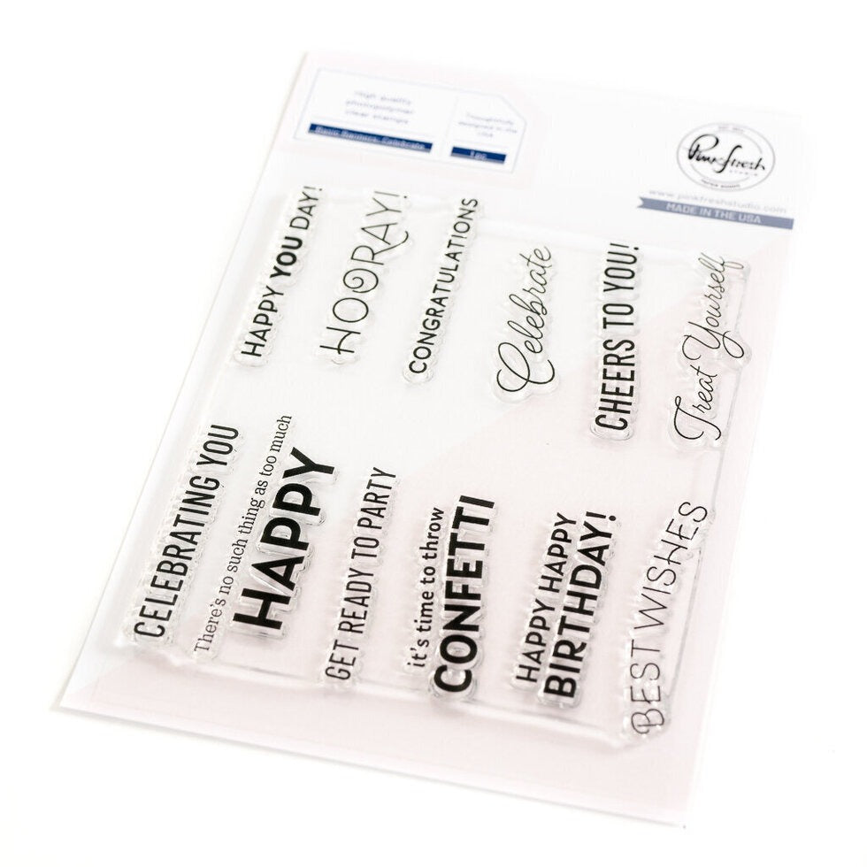 Basic Banners: Celebrate Stamp Set