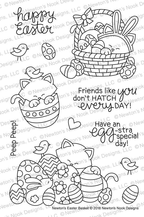 Newton's Easter Basket Stamp Set