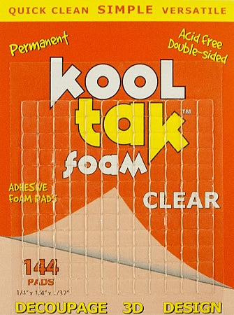 Kool Tak Clear Foam Adhesive