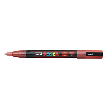 Posca Fine Bullet Tip Pen - Glitter Red