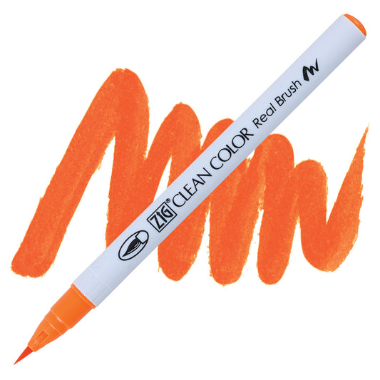 Clean Color Real Brush Marker Orange