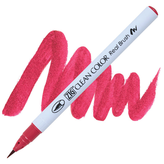 Clean Color Real Brush Marker Wine Red
