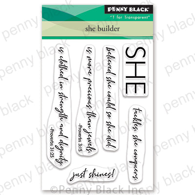 She Builder Mini Stamp Set