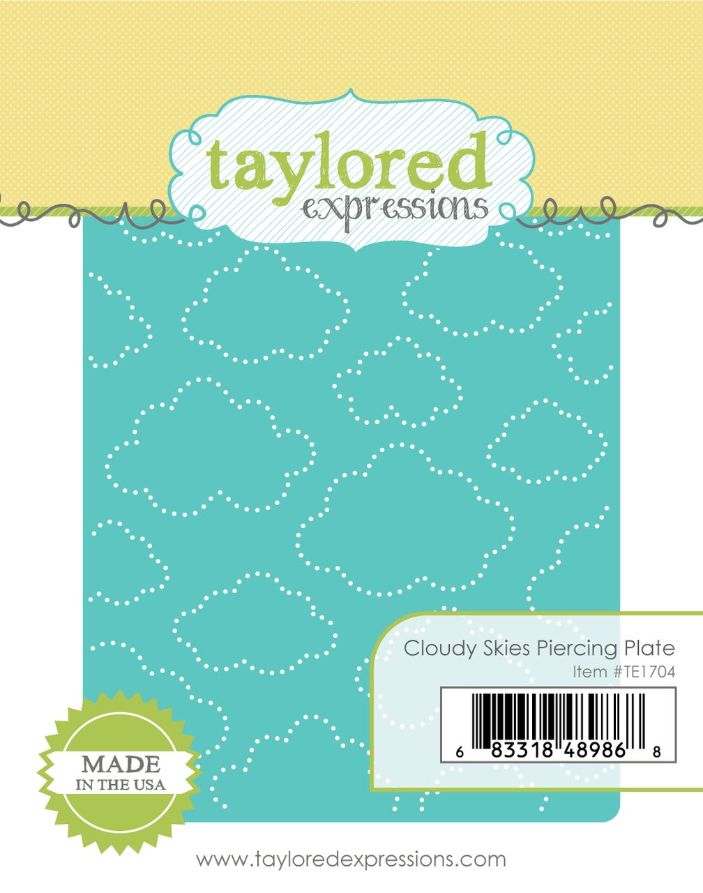 Cloudy Skies Piercing Plate