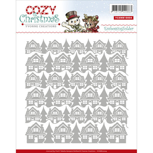 Cozy Christmas Embossing Folder