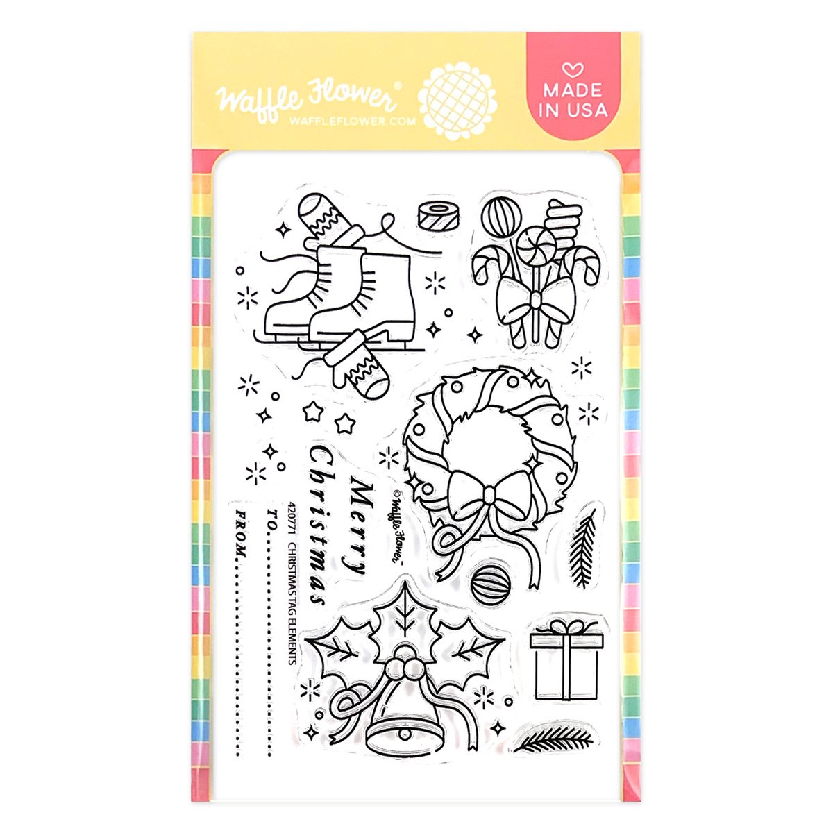 Christmas Tag Elements Stamp Set