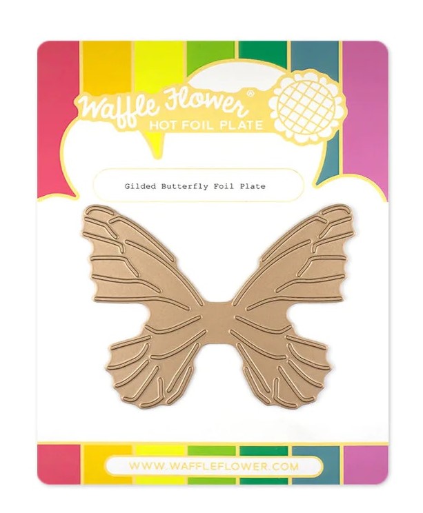 Gilded Butterfly Foil Plate
