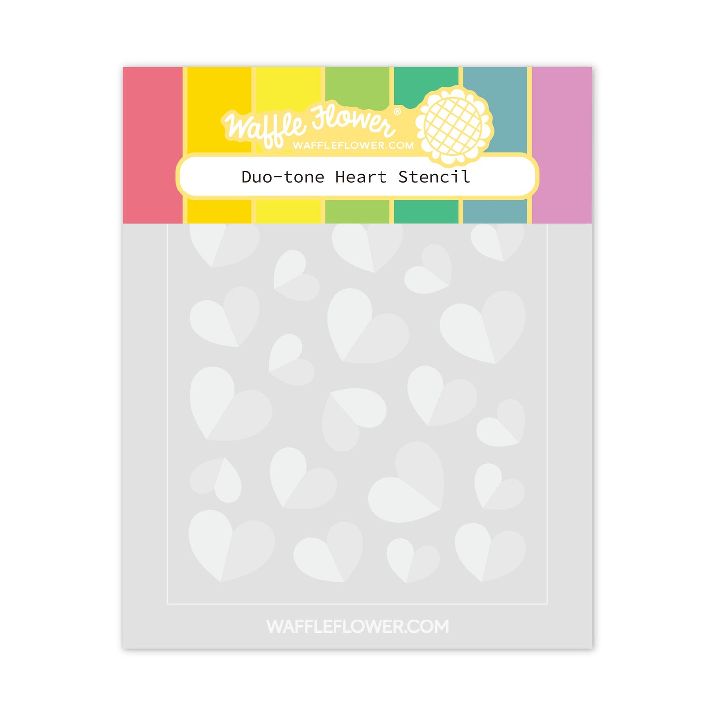 Duo-tone Heart Stencils