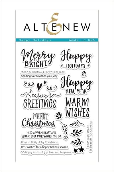 Happy Holidays Stamp Set