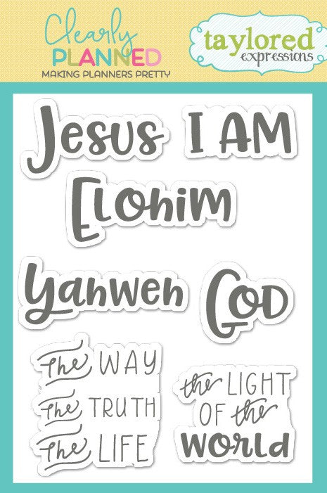 Clearly Planned Yahweh Stamp Set