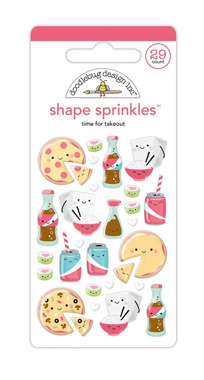 Time For Takeout Shape Sprinkles