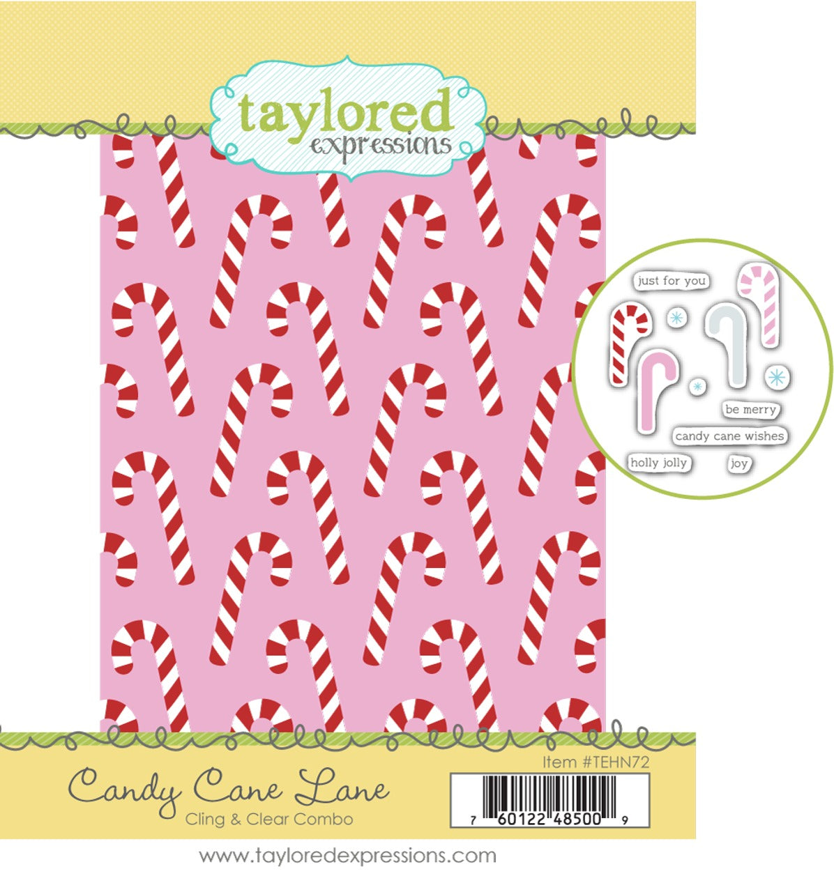 Candy Cane Lane Cling & Clear Combo