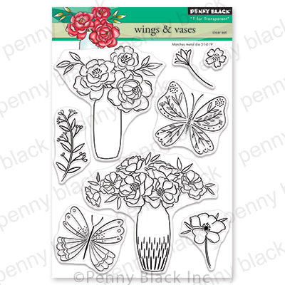 Wings & Vases Stamp Set