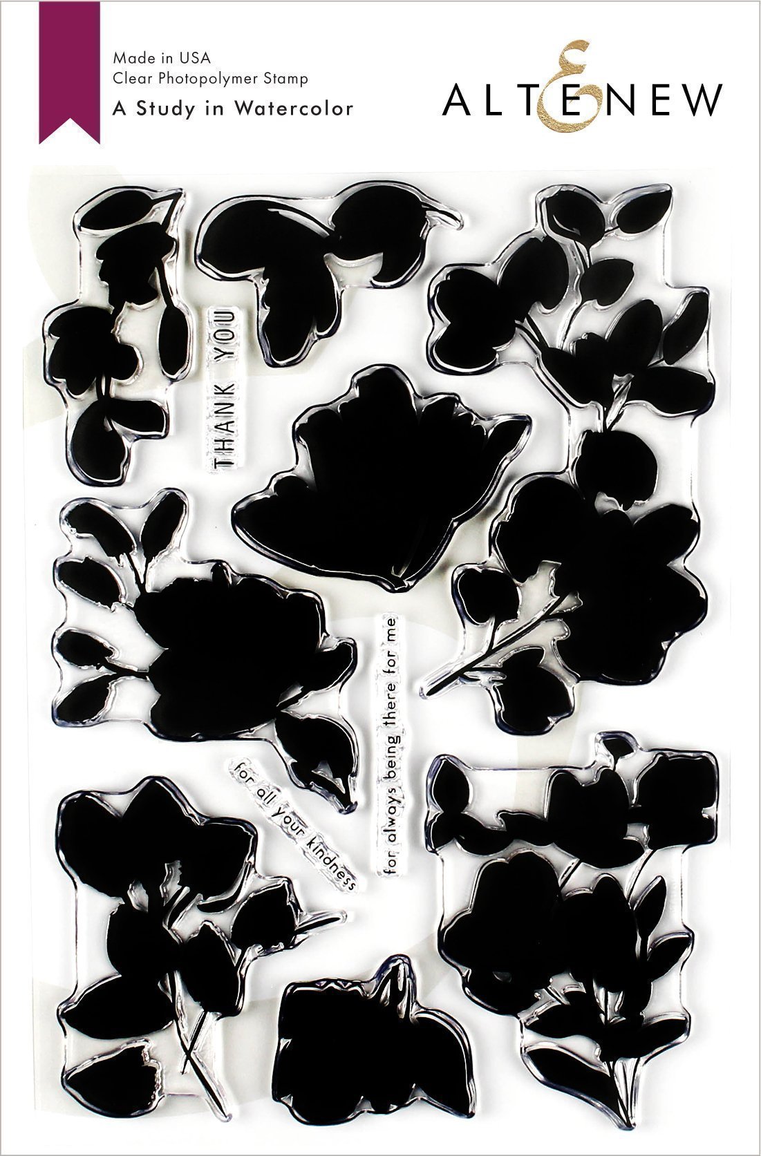 A Study in Watercolor Stamp Set