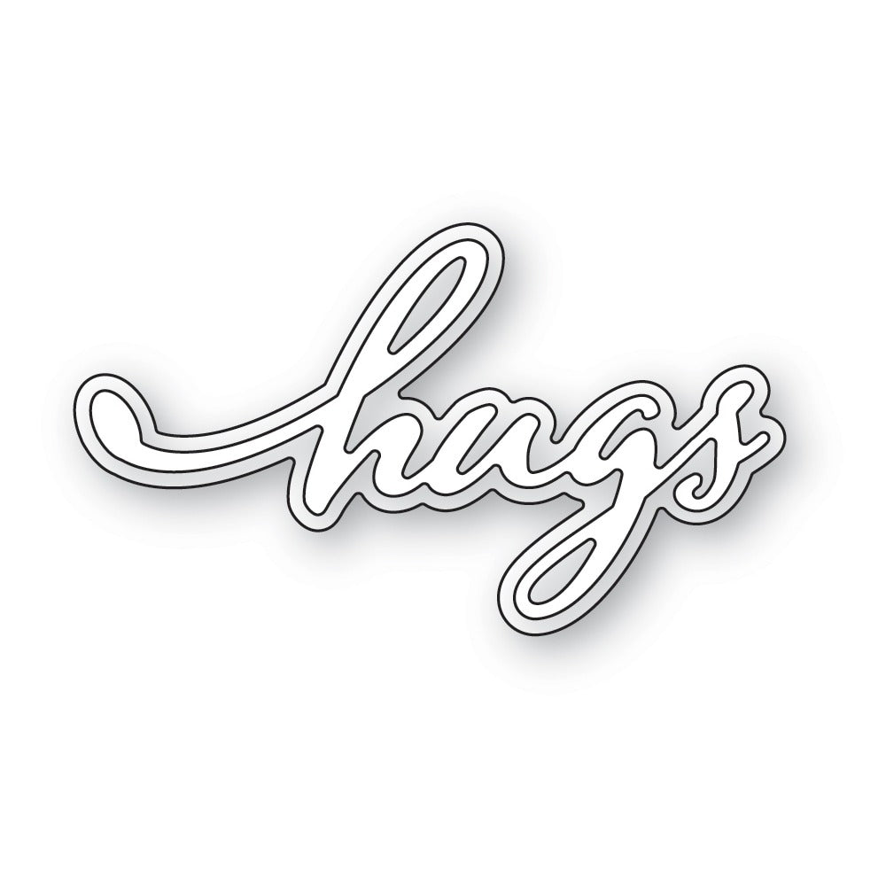 Hugs Tender Script Die