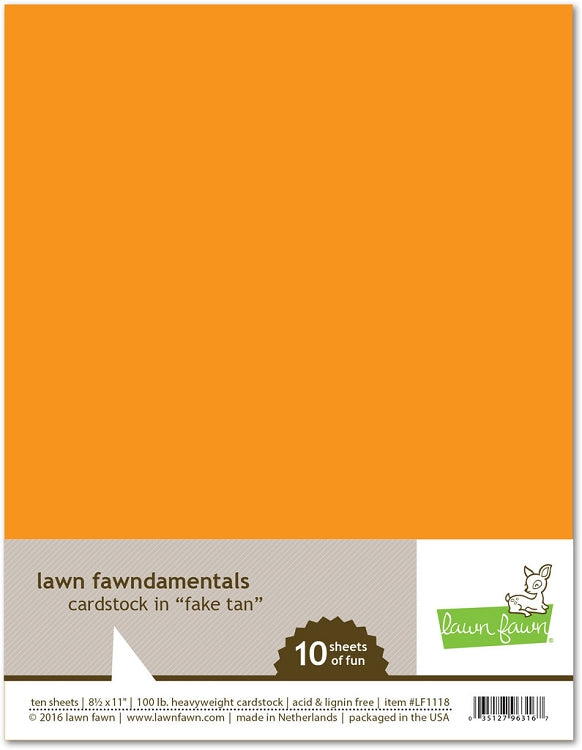 8.5 x 11 Cardstock Fake Tan