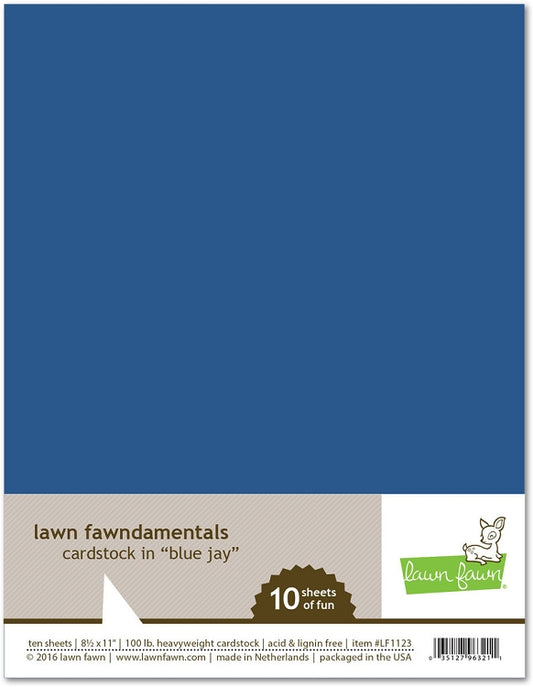 8.5 x 11 Cardstock Blue Jay