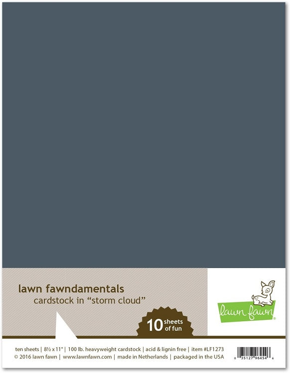 8.5 x 11 Cardstock Storm Cloud