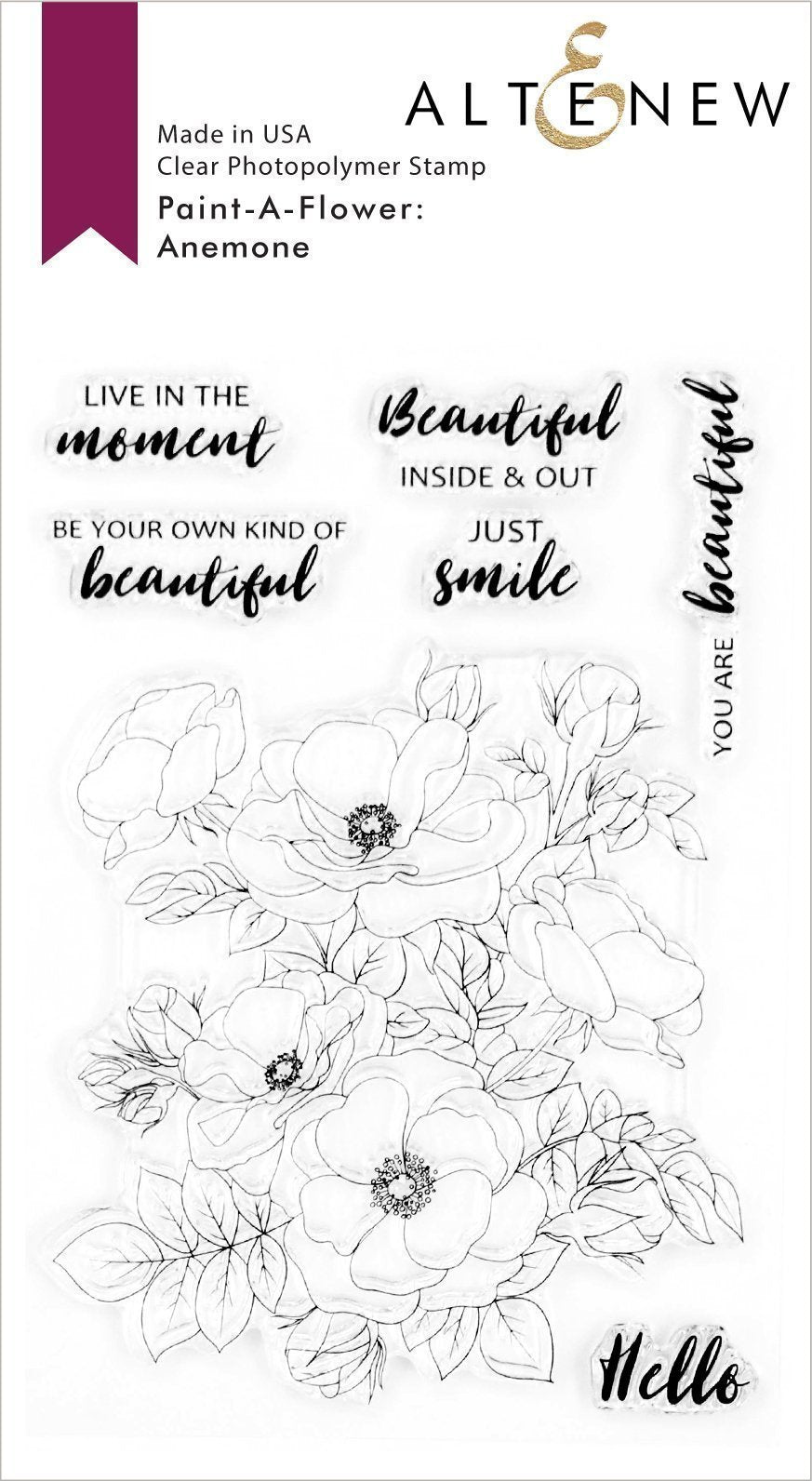 Paint-A-Flower: Anemone Stamp Set